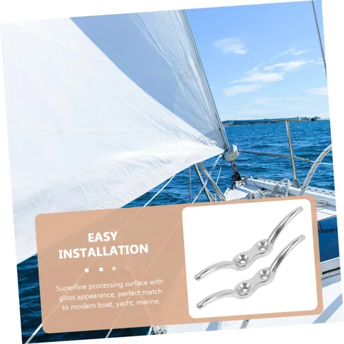 Vista 6 de Accesorios de amarre para barcos resistentes, 4 unidades, pernos de cuerda marinos, tacos de muelle de barco de acero inoxidable 316, fácil