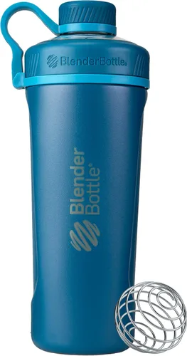 Vista 10 de BlenderBottle Radian - Botella agitadora de acero inoxidable con aislamiento, 26 onzas, rosa (paquete de 15)