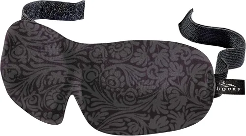 Vista 7 de Bucky 40 Blinks Máscara de Ojos Sin Presión para Viajes y Sueño, Blue Atlas, Talla Única