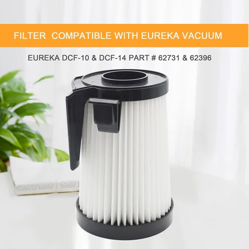 Vista 2 de EZ SPARES 2 piezas de repuesto para Eureka DCF-10 y DCF-14 filtro Hepa, compatible con accesorio de repuesto de la serie Optima compatible con parte