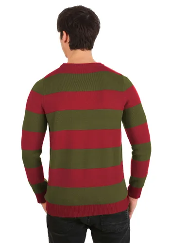 Vista 8 de Suéter a Rayas de Pesadilla en Elm Street Freddy para Adultos Multicolor