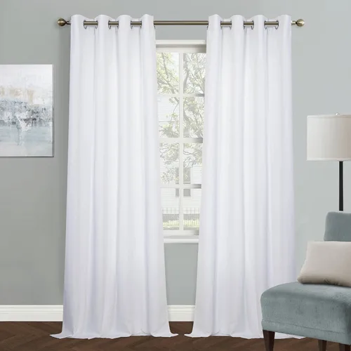 Vista 33 de MYSKY HOME Cortinas Aqua para Armario para Entrada Cortina Opaca para Puerta para Sala de Estar Cortina Oscurecedora de Habitación con Ojales