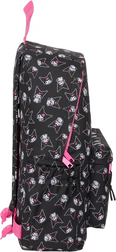 Vista 3 de safta Unisex Niño Casual, Negro/Fucsia, M
