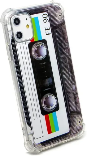 Vista 2 de FAteam - Funda para iPhone 11, acabado mate, resistente, suave, con esquinas reforzadas, TPU suave, parachoques retro, funda compatible con iPhone 11