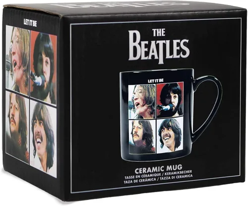 Vista 3 de Half Moon Bay Taza de café The Beatles Let It Be Taza de té y papá Regalos de música para hombres Regalo de cumpleaños novedoso