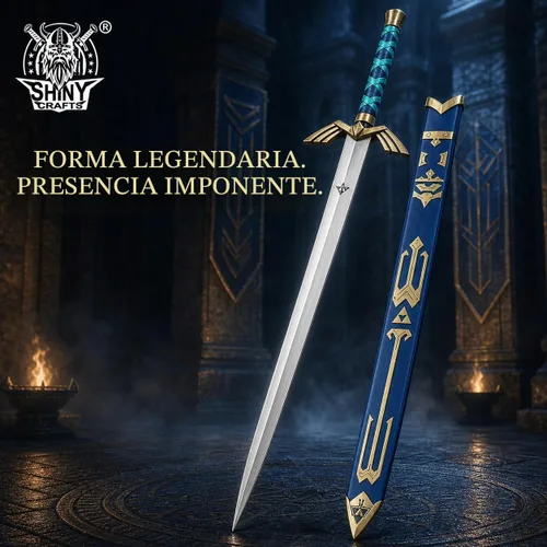 Vista 2 de SHINY CRAFTS® Espada vikinga de Northmen forjada a mano - Espada de poder legendaria VBS-0008