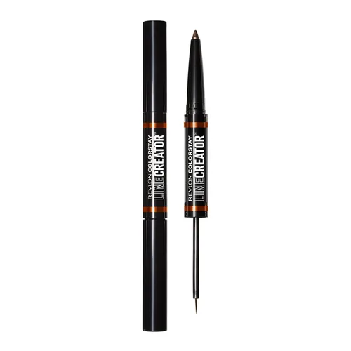 Vista 12 de REVLON Delineador líquido y lápiz Kohl ahumado, maquillaje de ojos ColorStay Line Creator, impermeable y resistente a la transferencia, opaca, 0.004