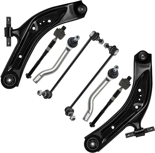 Vista 142 de Detroit Axle - Kit de brazos de control de extremo de 8 piezas para Toyota 2001-2003 Highlander 2002-2003 Camry Lexus ES300, 2 conjuntos de brazos
