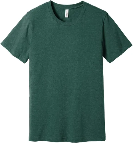 Vista 4 de Bella + Canvas - Camiseta unisex para adultos CVC, Verde (Heather Green), Grande