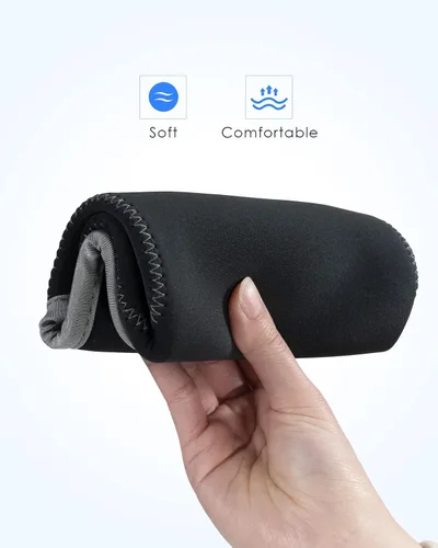 Vista 4 de LENTION Funda de almacenamiento mediana Tech para accesorios, laptop, MacBook, adaptador de corriente, mouse inalámbrico, cargadores de iPhone, Gris