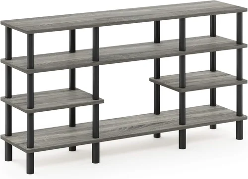 Vista 58 de Furinno 11191BK THE Centro de Entretenimiento Soporte para TV, Negro