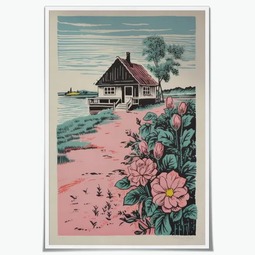 Vista 30 de WLZWD Arte de pared vintage de luna llena, impresión artística mística de bosque de medianoche, arte de academia oscura, póster estético, pintura