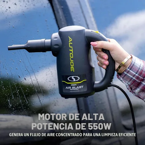 Vista 5 de Auto Joe ATJ-ABD1 Secadora de agua de chorro de aire de 500 W, con cable de CA de 10 pies, bolsa de almacenamiento y 9 accesorios de boquilla