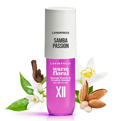 Vista 15 de Fragancia para el cabello y el cuerpo de 3 onzas líquidas, Eau de Parfum para mujer, aroma cálido, perfume n.º 2, aroma floral de fruta, con notas