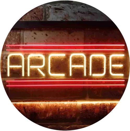 Vista 14 de ADVPRO Arcade Game Zone Room - Letrero de neón LED de doble color, azul y rojo, 12 "x 8.5" st6s32-i3368-br