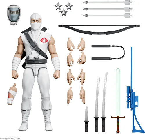 Vista 11 de Super7 Super Cyborg G.I. Joe Cobra S.N.A.K.E. Armor (Color Completo - Gris) - Figura de Acción G.I. Joe de 11" con Accesorios Coleccionables