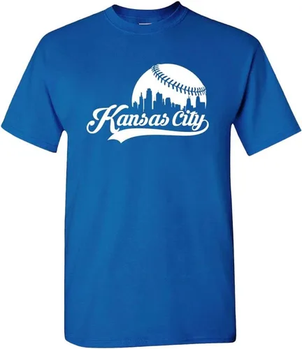Vista 13 de Xtreme Apparrel Cityscape Skyline - Camiseta para hombre para fanáticos del béisbol