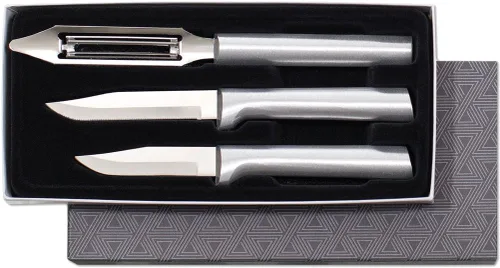 Vista 7 de Rada Cutlery Kitchen Basics - Juego de 3 cuchillos (256), mango negro