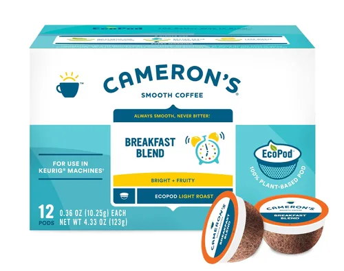 Vista 5 de Cameron's Coffee Breakfast Blend - Cápsulas de una sola porción, 12 unidades, paquete de 1