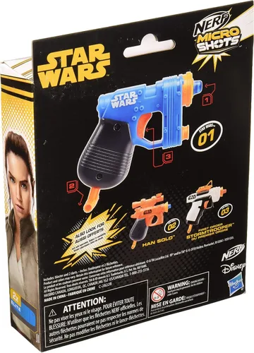 Vista 2 de Nerf MicroShots Star Wars Rey (Island Journey) Blaster