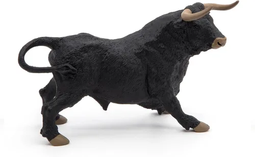 Vista 3 de Papo -Pintado a mano - Figurine -Farmyard Friends -Toro andaluz -51050 - Coleccionable - Para niños - Adecuado para niños y niñas - A partir de 3