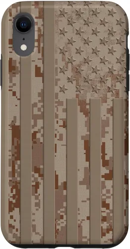 Vista 23 de iPhone 11 Epic US Flag Desert Digital Camuflaje American Tactical 3 Caso