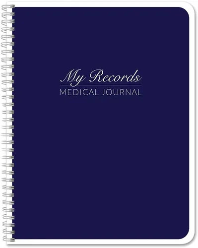 Vista 8 de BookFactory - Libro de registro de medicamentos, 6 x 9 pulgadas, alambre O, 110 páginas