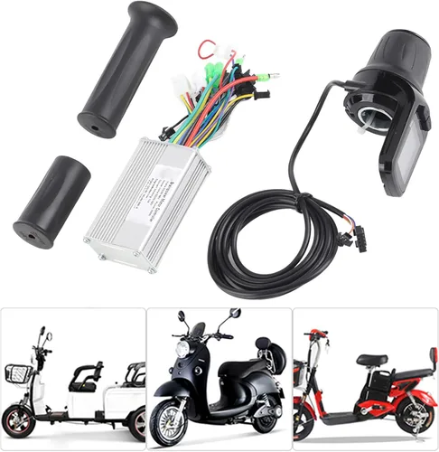 Vista 4 de VBESTLIFE Controlador Eléctrico Set, 36 48V 250 350W Universal Eléctrico Scooter Controlador LCD Split Meter