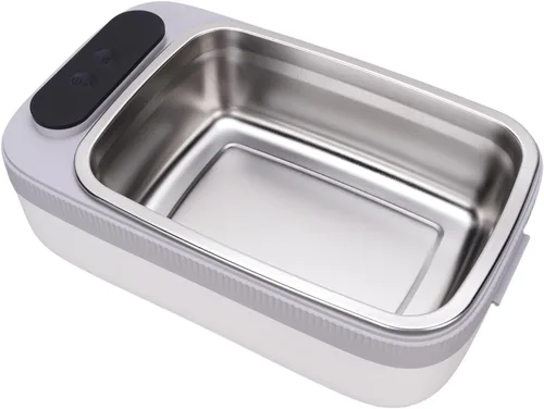 Vista 5 de Yinhing Fiambrera eléctrica para adultos, calentador de alimentos portátil de acero inoxidable 304, con batería de 14000 mAh para oficina, coche