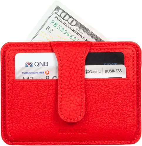 Vista 4 de Grande -3607 Estuches para tarjetas, Rojo -, Minimalista