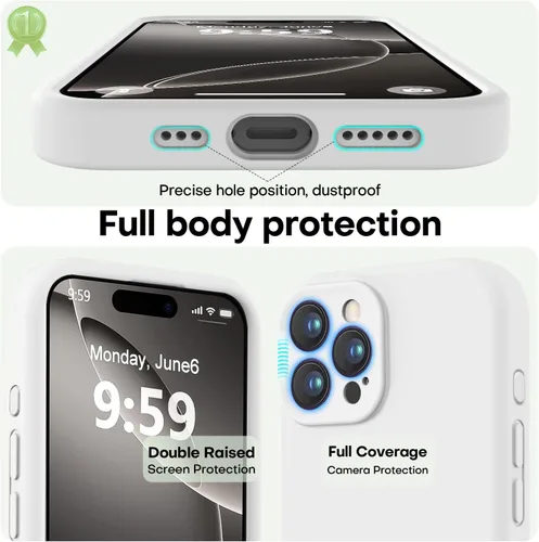 Vista 165 de LOVE 3000 Diseñada para Funda iPhone Air, Silicona Premium [Compatible con Magsafe][Forro de Microfibra Suave Anti-Rayones] Funda Protectora
