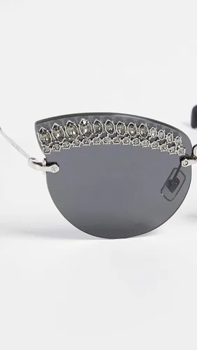 Vista 6 de Miu Miu SMU58T SMU58T MPG5S0 - Gafas de sol para mujer 2559in color plateado