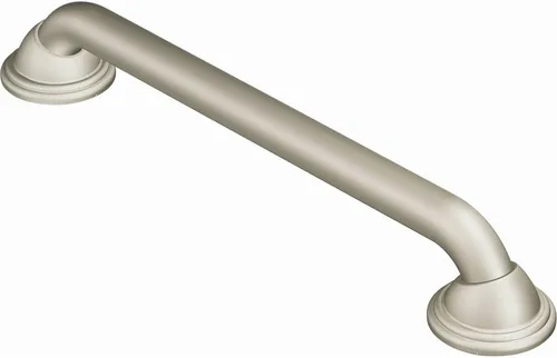 Vista 5 de Moen R2356DBN Seguridad Barra de Apoyo de 16 Pulgadas para Baño con Balanza de Asistencia y Estante, Níquel Cepillado & LR8724D2BN Home Care Barra