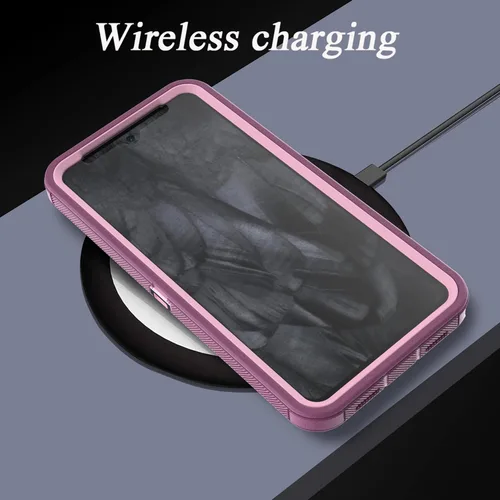 Vista 6 de YmhxcY Funda para Pixel 8 Pro con protector de pantalla integrado, a prueba de caídas, 3 capas, funda duradera, a prueba de golpes, protección
