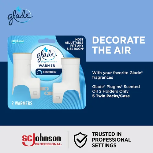 Vista 3 de SC Johnson Professional Glade PlugIns - Calentadores de aceite perfumados, soportes ajustables, caja de 5
