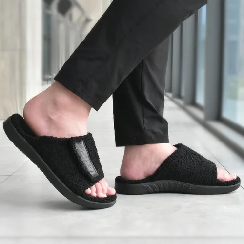 Vista 2 de ONCAI Sandalias deportivas para hombre, con puntera abierta, correas ajustables ortopédicas para fascitis plantar, sandalias deportivas con cojín