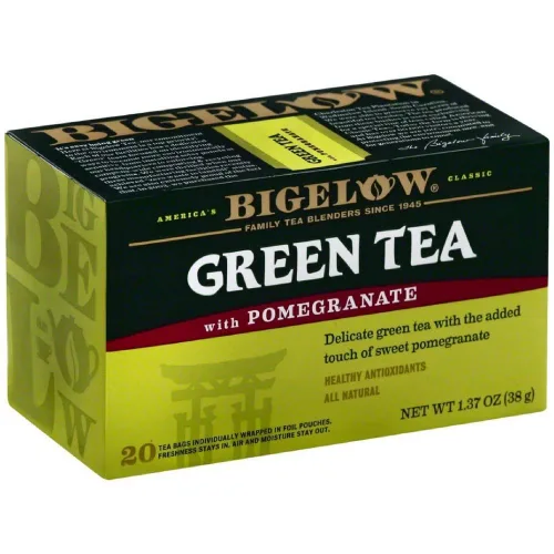 Vista 23 de Bigelow Té verde con melocotón, cajas de 20 unidades (paquete de 6) Té con cafeína con té verde y menta, 120 bolsas de té en total