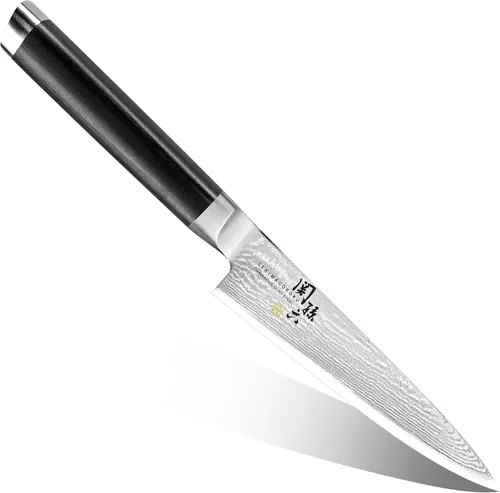 Vista 11 de Kai KAI AE5207 - Cuchillo para pan Seki Magoroku Damasco, 9.5 pulgadas, fabricado en Japón