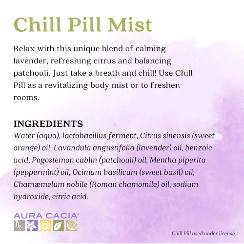 Vista 4 de Aura Cacia Chill Pill Mist, 2 FZ