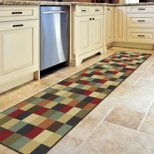 Vista 45 de Ottomanson Alfombras de 5 x 6 pies 6 pulgadas para sala de estar, alfombra de área para dormitorio, antideslizante, duradera y grande para zonas