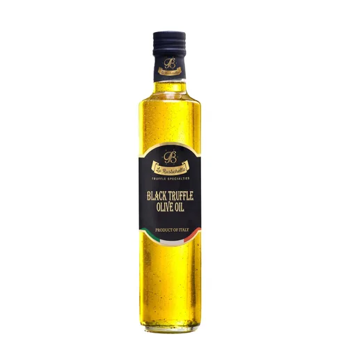 Vista 5 de La Rustichella - Aceite de oliva de trufa negra pequeño - (3.4 fl oz, 3.38 fl oz) - Vegano, sin gluten, sin colesterol