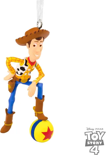 Vista 6 de Hallmark Disney/Pixar Toy Story - Adorno navideño de Woody, 1.2 x 3.1 x 1.45 pulgadas