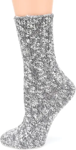 Vista 3 de Mirmaru - Calcetines de invierno para mujer, 4 pares de mezcla de lana y algodón
