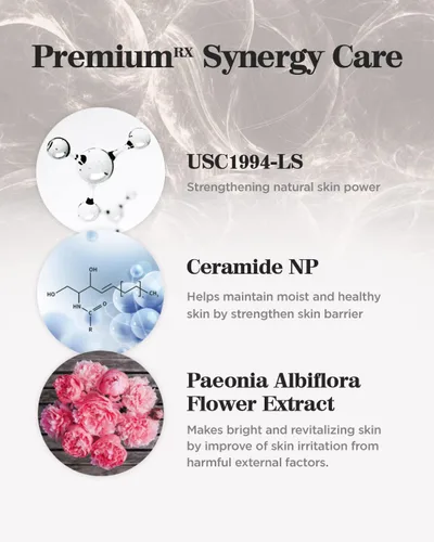 Vista 5 de GD11 Premium RX Essence in Lotion Loción facial hidratante y antienvejecimiento con extracto de células madre y ceramida Fortalece la barrera
