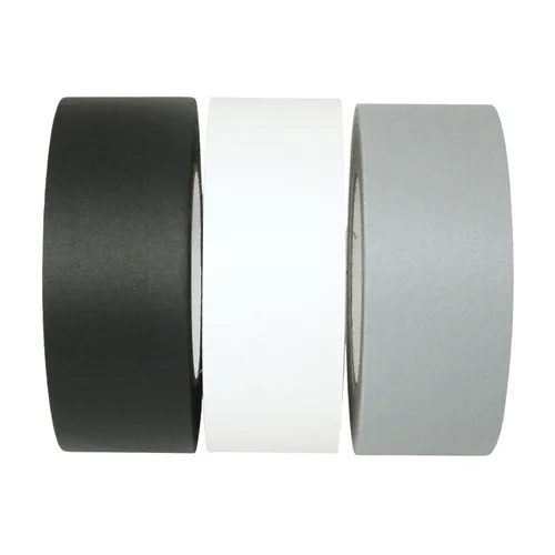 Vista 4 de JVCC Premium Grade 30 Yard Gaffers Tape (GAFF30YD): 3 pulg. (2.835 in real) x 30 yardas (negro)