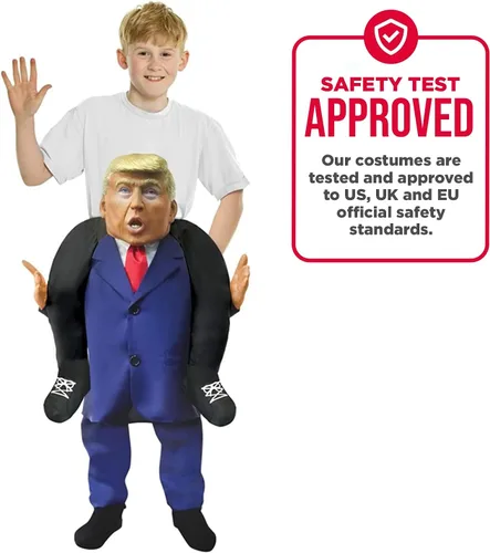 Vista 2 de Morphsuits - Disfraz de presidente que te carga a cuesta sobre sus hombros