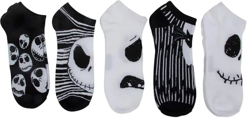 Vista 4 de Disney Paquete de 5 calcetines invisibles de Mickey Mouse para mujer Assorted Neutral