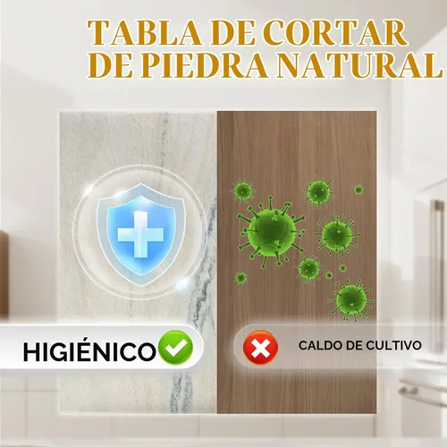 Vista 3 de Koville Tabla de cortar de granito para cocina, tabla grande de quesos de losa de mármol de 16 x 12 pulgadas, tabla de servir rectangular
