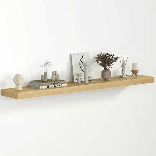 Vista 47 de Fun Memories Estantes flotantes – Estante de pared de 9.3 pulgadas de profundidad para decoración y almacenamiento – Estantería de exhibición