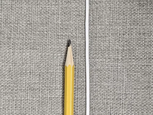 Vista 3 de Cordón de soldadura para tapicería de tejido de 3/32", cable enrollado, semifirme - 80 yardas